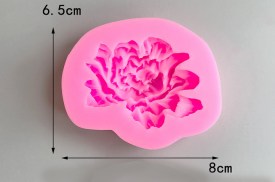 Molde silicona tipo rosa china